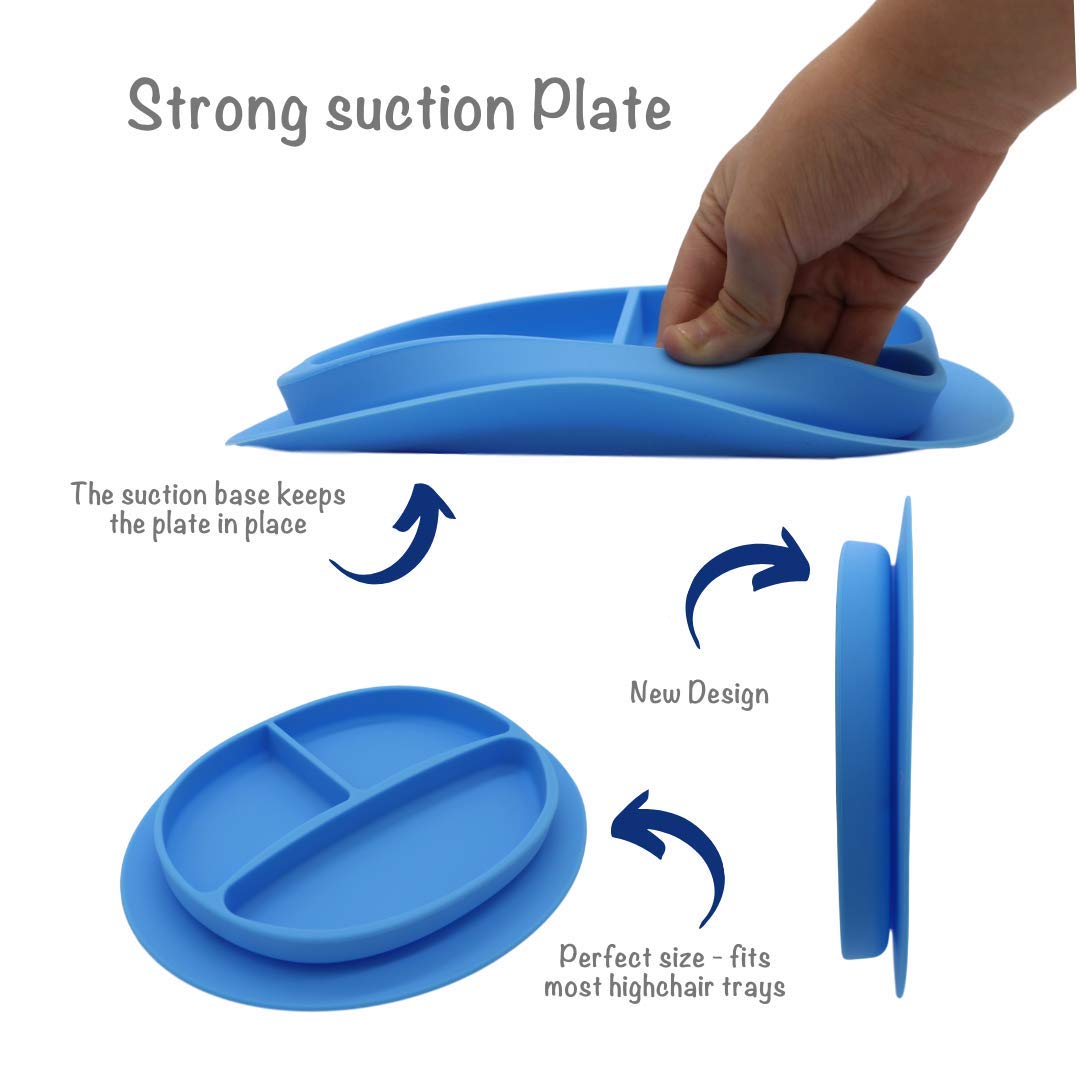 Kcuina Suction Plate for Baby Toddler