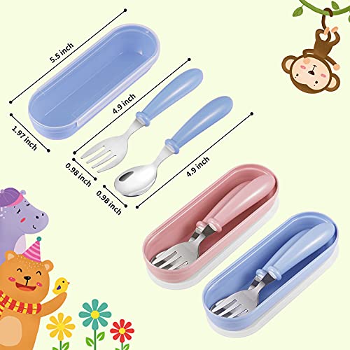 Kirecoo Toddler Stainless Steel Flatware Set