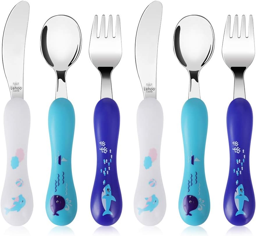 Lehoo Castle Toddler Silverware Set 6 Pcs