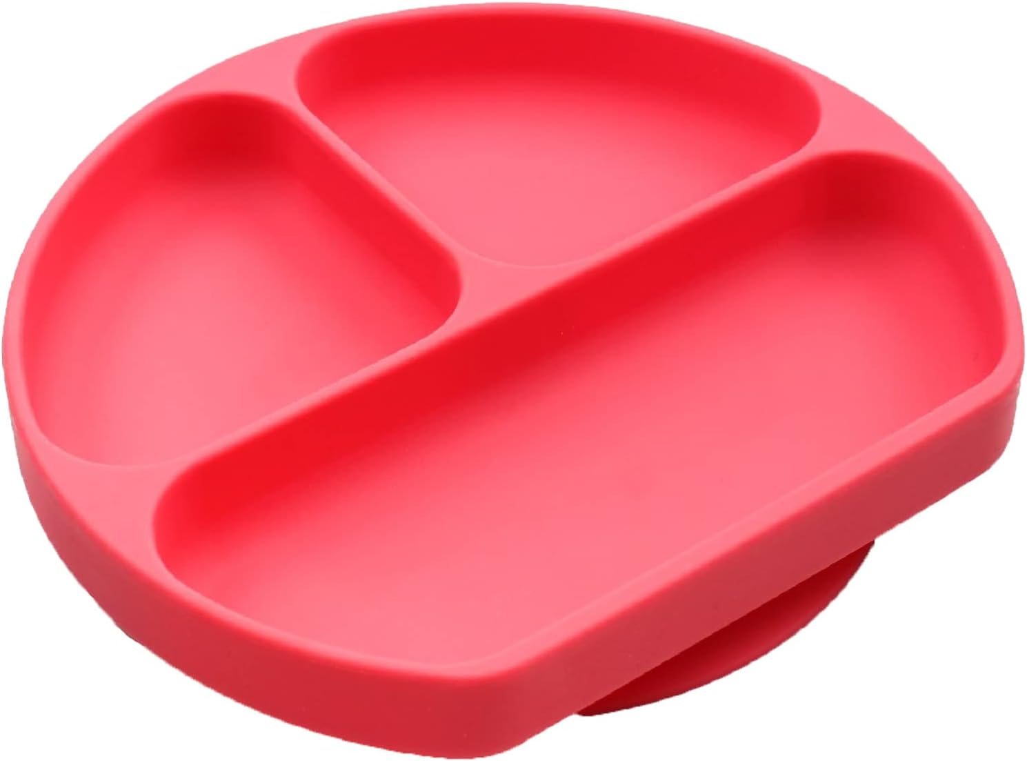 Silikong Suction Plate for Toddlers 1 Red 1