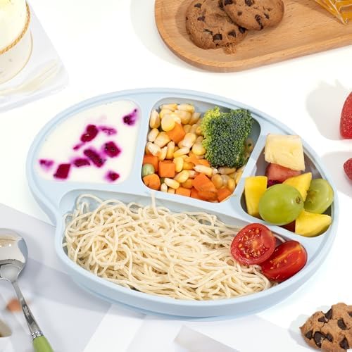 Li Zhao Baby Suction Plates with Lids