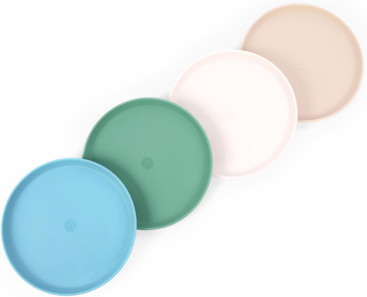 NumNum Toddler Plates Set - 4-Pack BPA-Free Non-Toxic