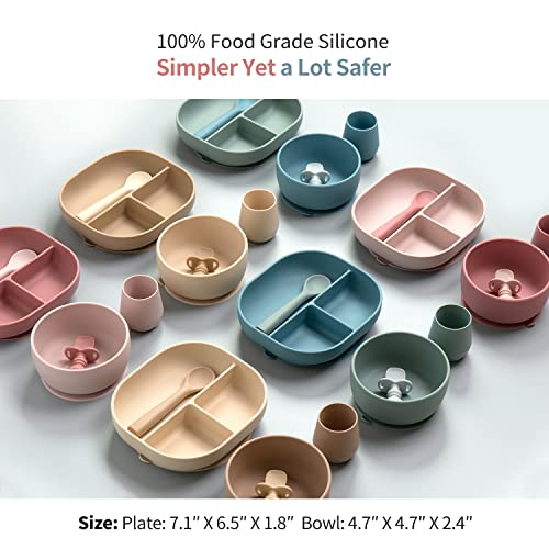 SAMiGO Silicone Baby Feeding Set for 6 Months