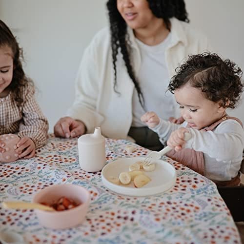 Mushie Classic Silicone Suction Plate BPA-Free Ivory