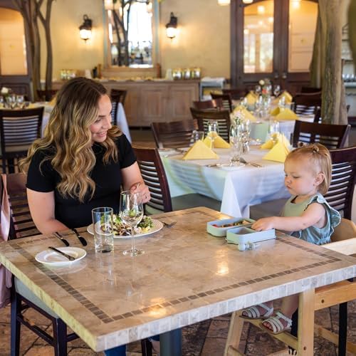 Palz and Pandy Travel Baby Feeding Set - 6 Piece Portable Toddler Supplies