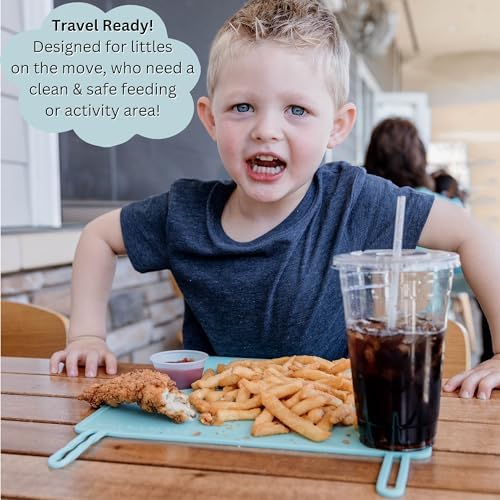 The Table Tyke 100 Silicone Placemat Sage Green 1
