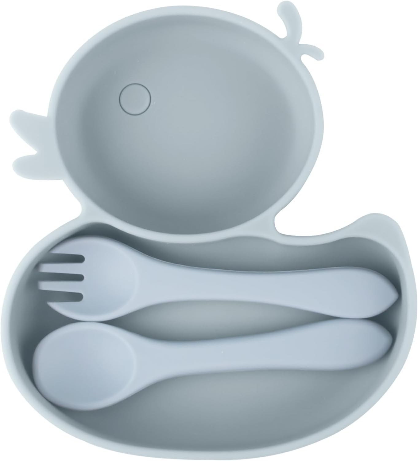Nohlerlife Baby Suction Plate with Fork Spoon