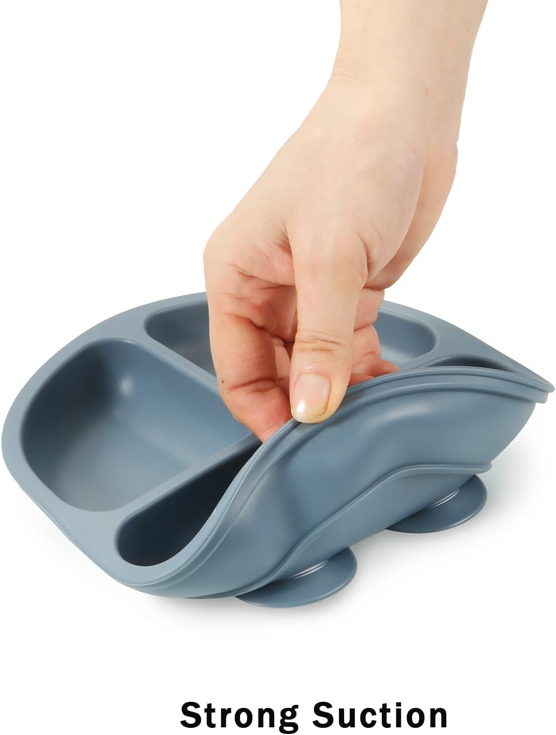 PandaEar Baby Feeding Set - 3 Plates 3 Spoons BPA-Free