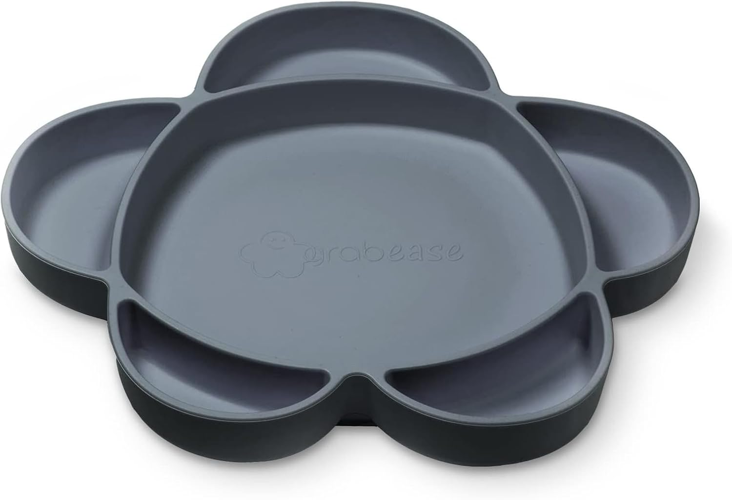 Grabease Silicone Suction Plate for Baby Toddler Self-Feeding