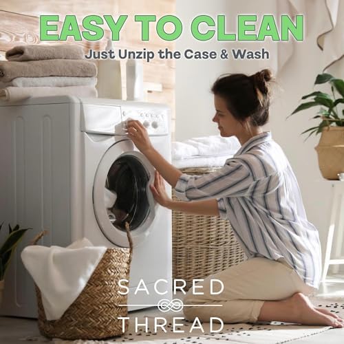 Sacred Thread Nursing Pillow - Memory Foam Bamboo Cover
