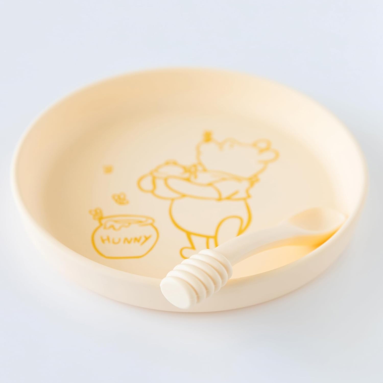 Bumkins Disney Winnie the Pooh Plate and Spoon Set