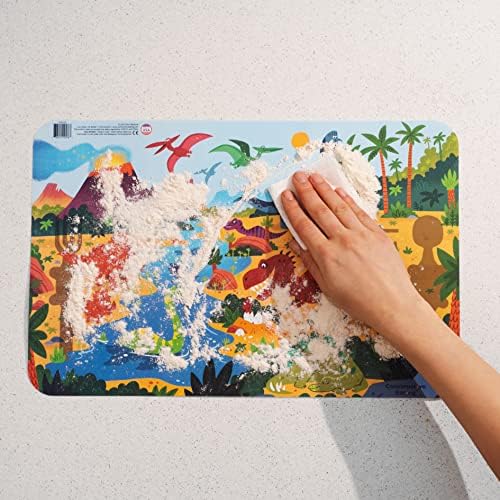 Constructive Eating Dino Toddler Utensils Placemat Set