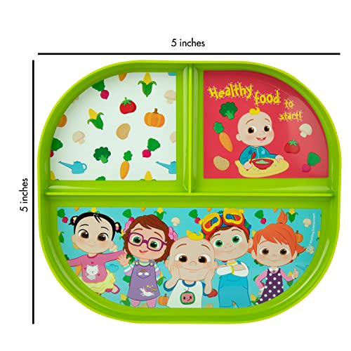 The First Years CoComelon Toddler Plates and Spoons Set