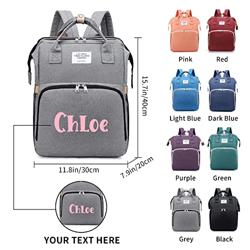 UIDMEN 3 in 1 Diaper Bag Backpack with Changing Station