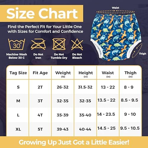 Snugglekid Waterproof Underwear for Potty Training 6-Pack 1