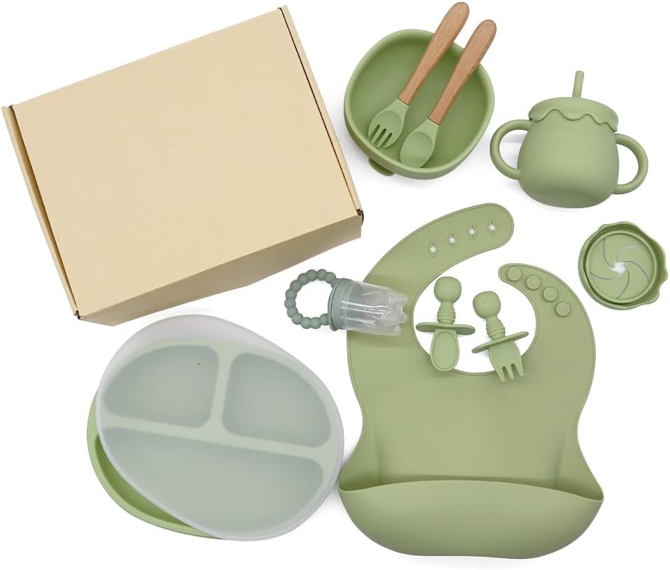 Silicone Baby Feeding Set for 6-12 Months 1