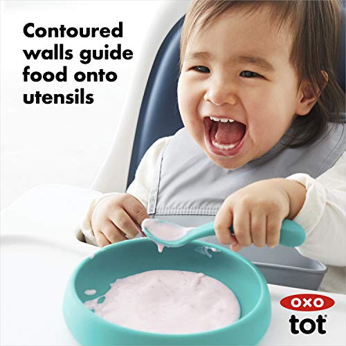 OXO Tot Silicone Plate Teal