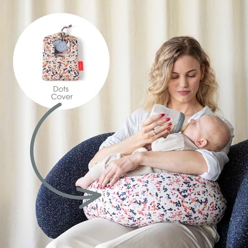 bbhugme Nursing Pillow Cover - Dots Design
