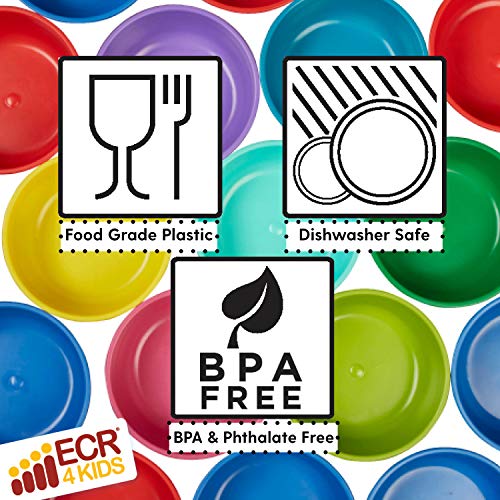 ECR4Kids My First Meal Pal 3-Pack Divided Plates