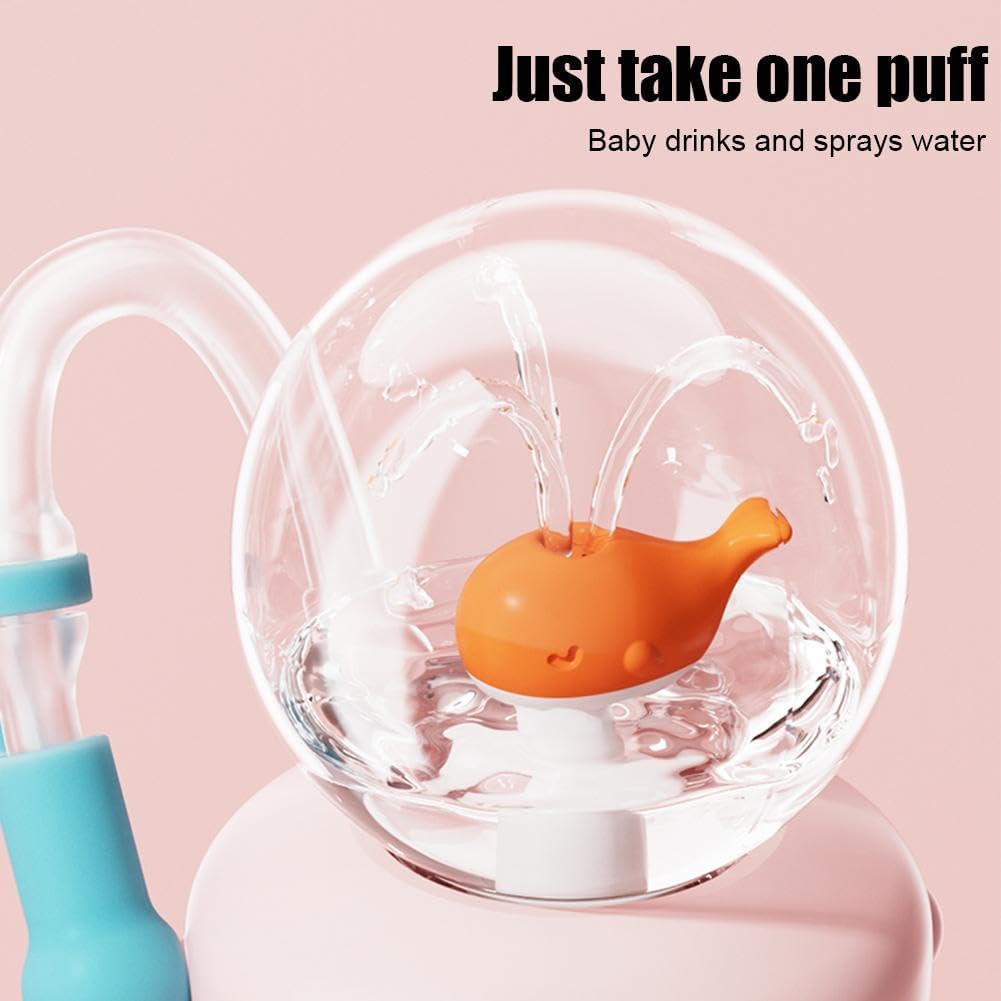 UOYOTT 24Oz Whale Squirt Kids Cup with Fountain