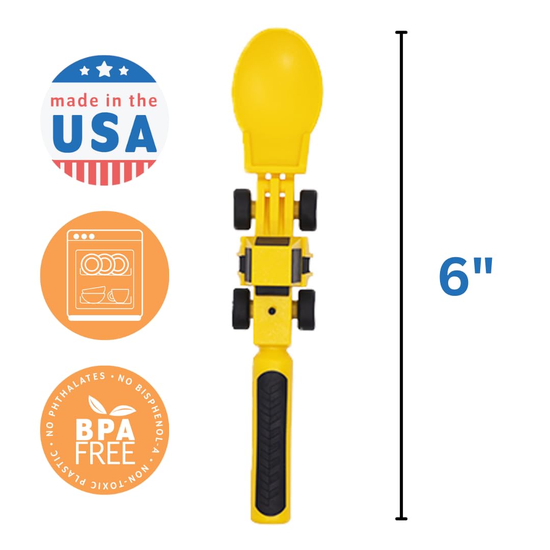 Constructive Eating Plate Utensils Set for Toddlers Ages 1-3