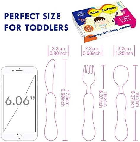Lehoo Castle Toddler Silverware Set 6 Pcs