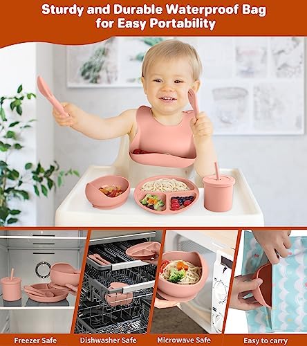 ECLIP Silicone Baby Feeding Set 10pcs