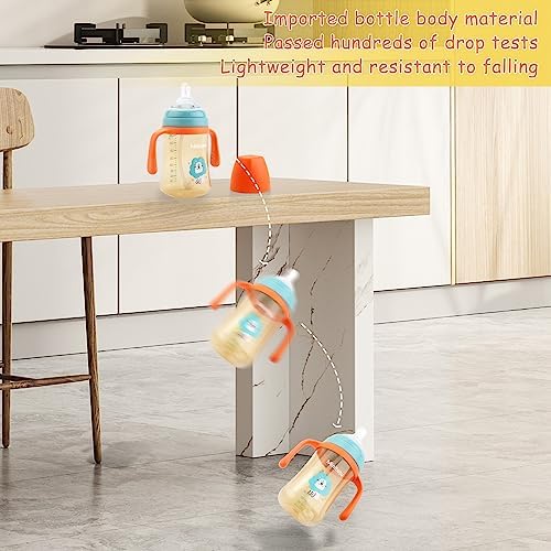 Nohlerlife Sippy Cup for Baby 6 Leak Proof 240ml BPA Free Green