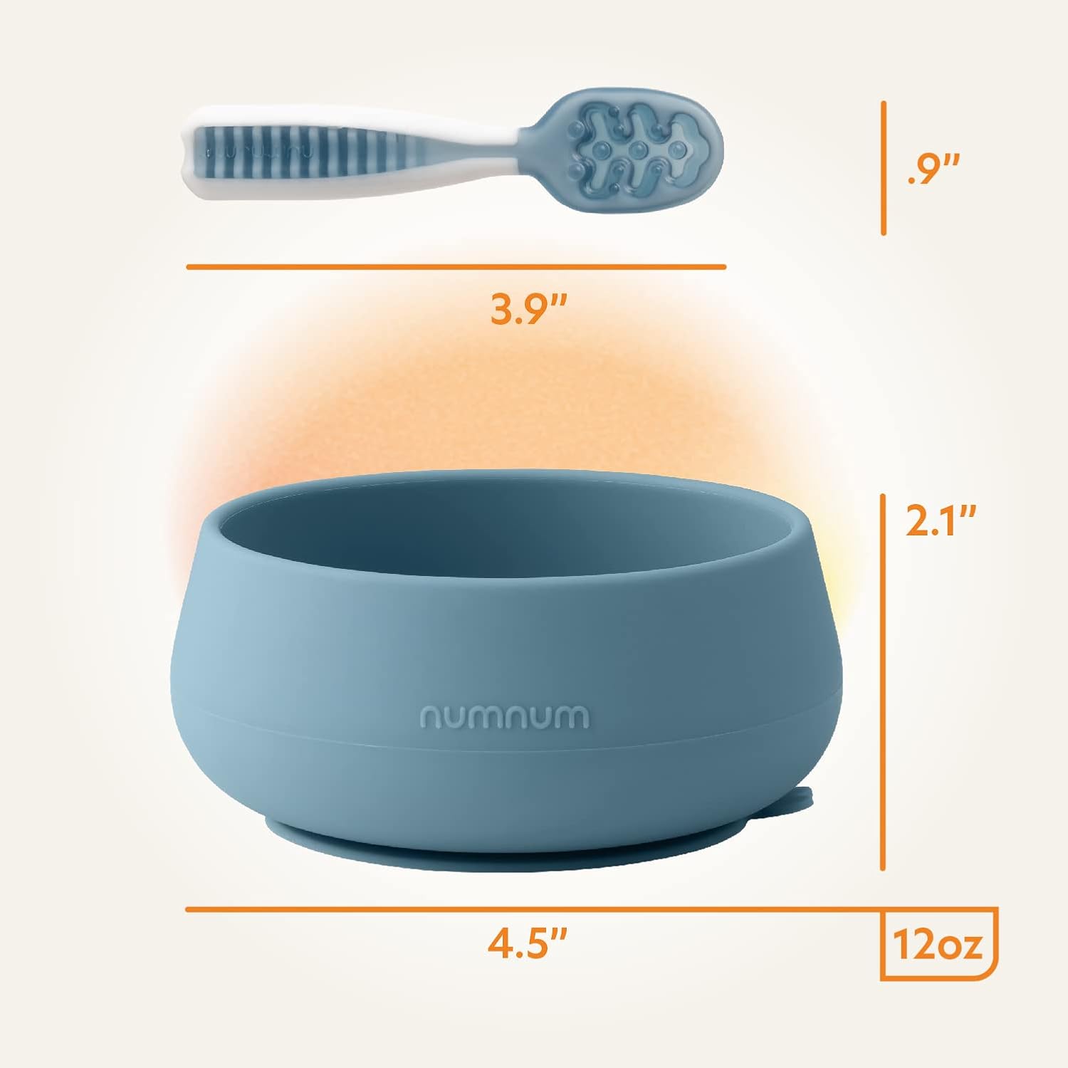 NumNum Suction Bowls for Babies Toddlers BPA-Free Microwave Safe