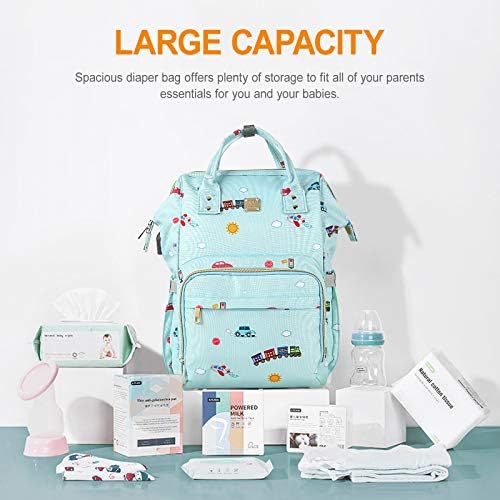 Camillemma Diaper Backpack with USB Charging Port