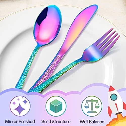 HaWare 9-Piece Toddler Silverware Set Stainless Steel