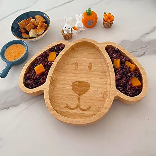 Xboo Toddler Bamboo Suction Plates BPA Free