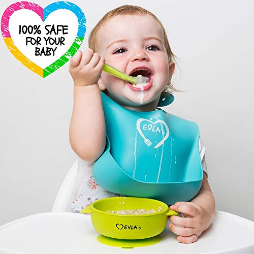 EVLAS Baby Feeding Set for Mess-Free Meals