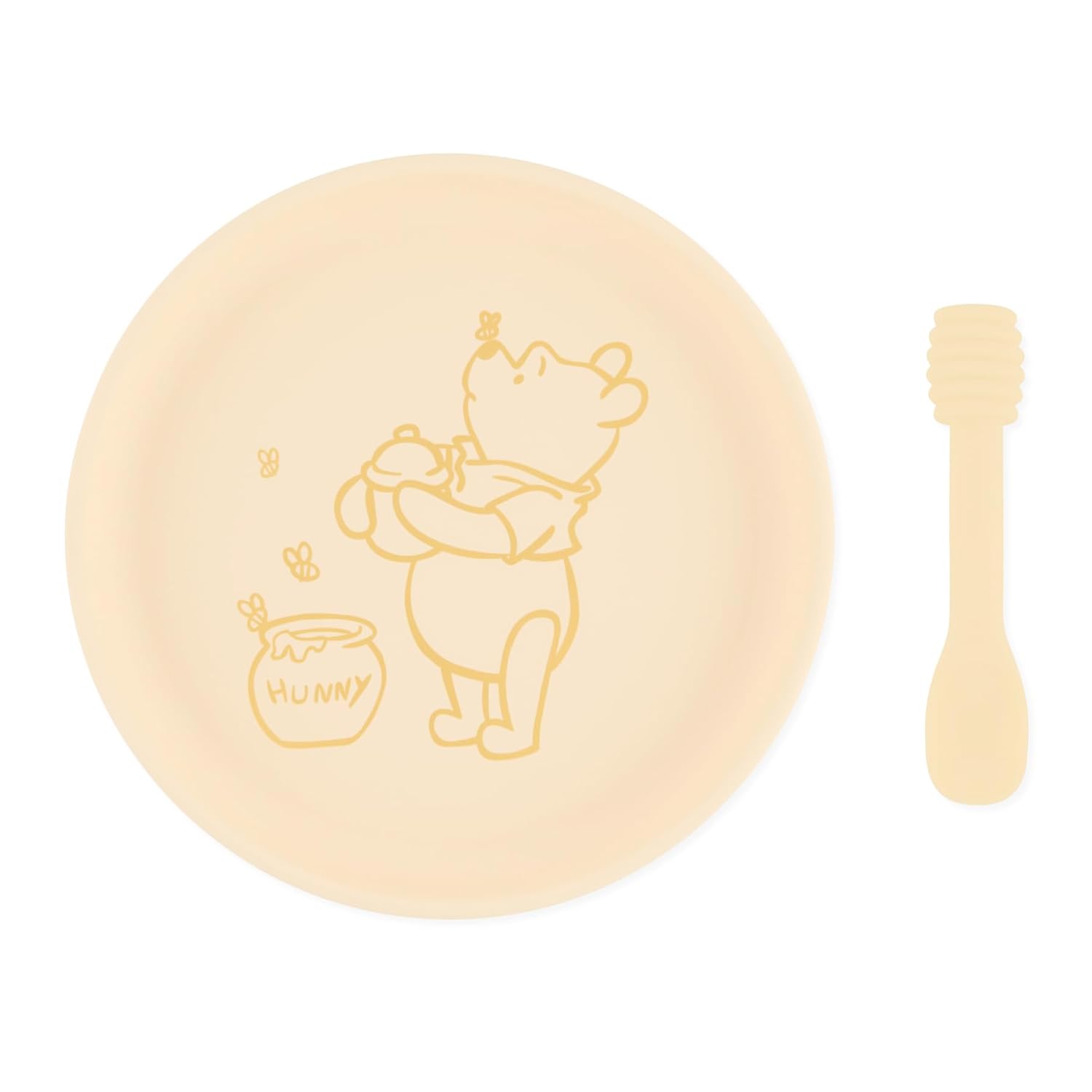 Bumkins Disney Winnie the Pooh Plate and Spoon Set