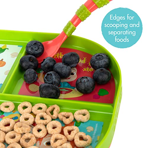 The First Years CoComelon Toddler Plates and Spoons Set
