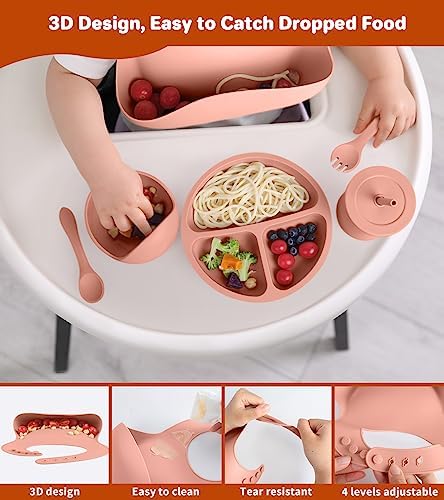 ECLIP Silicone Baby Feeding Set 10pcs