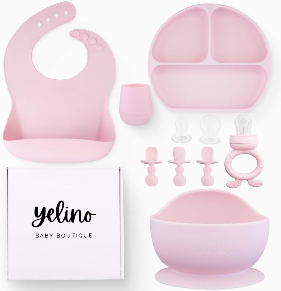 Yelino Silicone Baby Feeding Set 6 Months 1