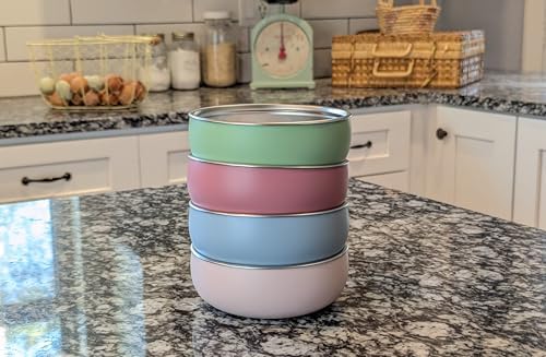 Monkey Proof Non-Toxic Stainless Steel Child Bowl Set of 4