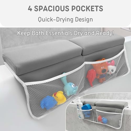LILEKA Baby Bath Kneeler and Elbow Rest Pad Set
