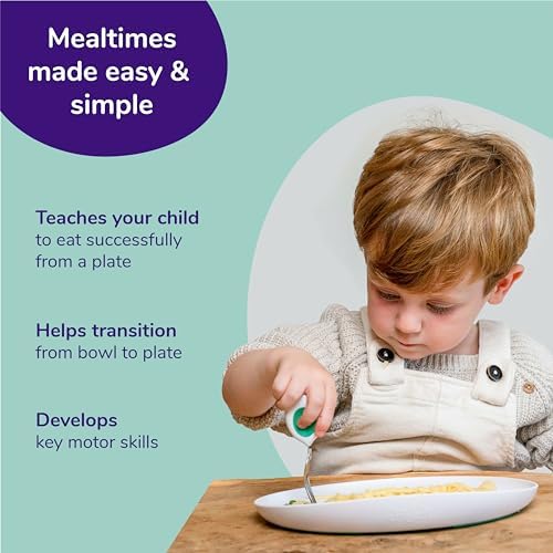 Doddl Baby Toddler Plate - Non-Slip Ergonomic BPA Free
