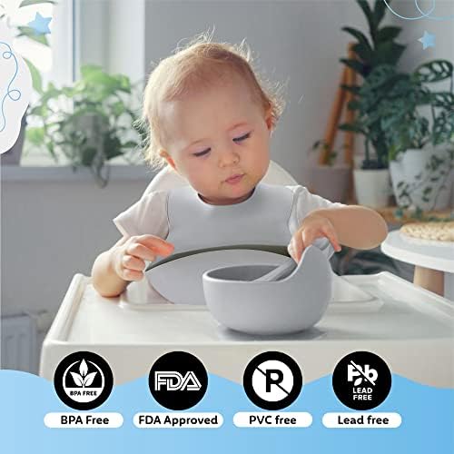 Kzonex 9-Piece Baby Mealtime Bundle for 0-48 Months