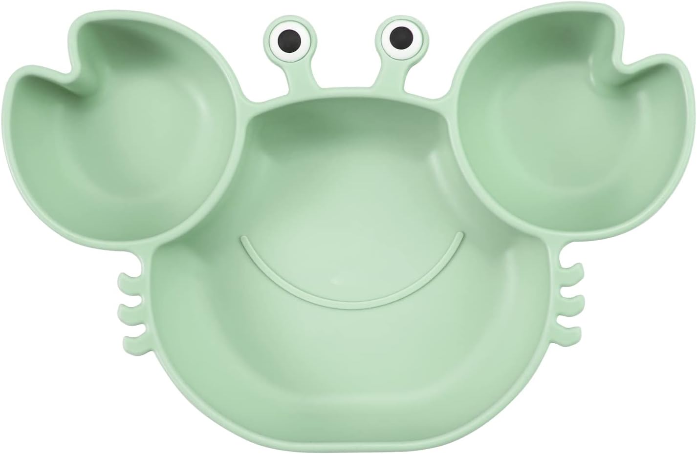 PandaEar 2 Pack Silicone Suction Plates Spoons for Baby