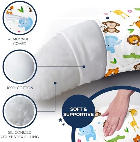 Niimo XXL Pregnancy Pillow - 2022 Platinum Winner 100 Cotton Machine-Washable