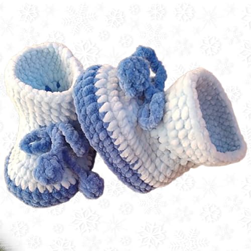 Handmade Crochet Baby Booties 6-12 Months