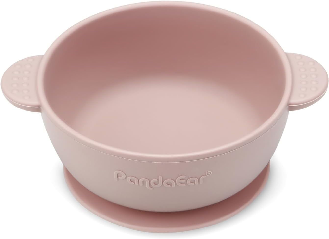 PandaEar 3 Pack Baby Bowls with Suction Pink