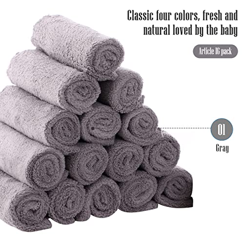 Cute Castle Ultra-Soft Baby Washcloths 16 Pack 1