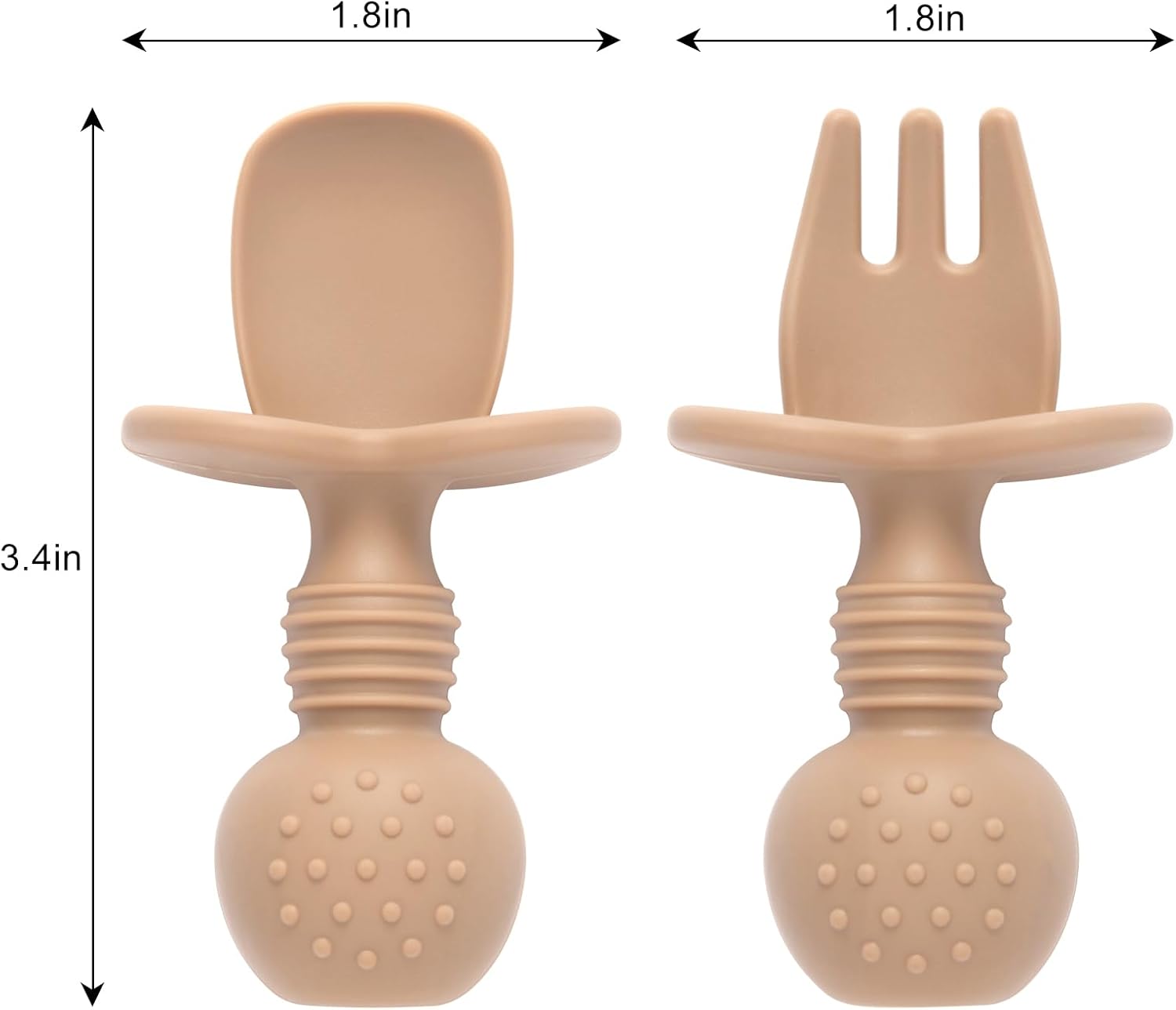 Eascrozn Silicone Baby Feeding Set 2 Pack 1