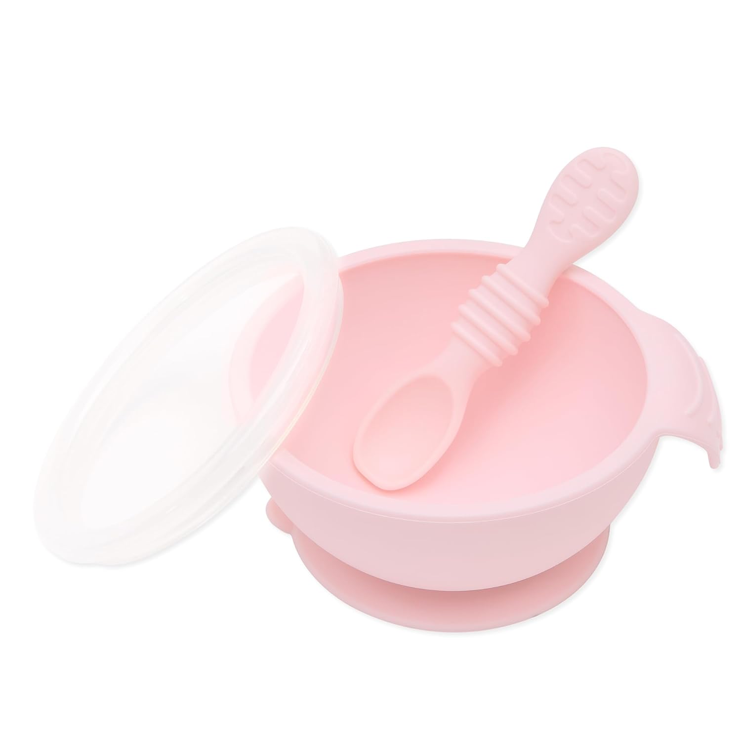 Bumkins Baby Bowl Set with Suction Pink