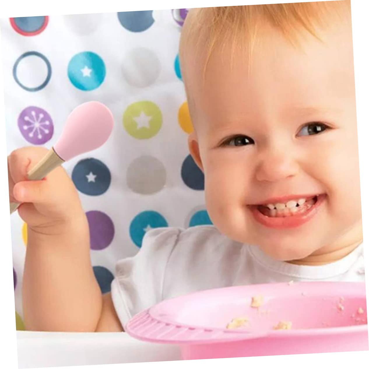 BESPORTBLE 6Pcs Baby Porridge Spoons with Long Handles