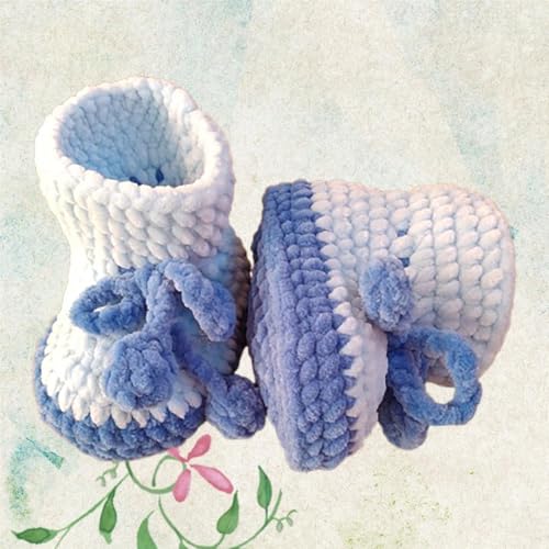 Handmade Crochet Baby Booties 6-12 Months